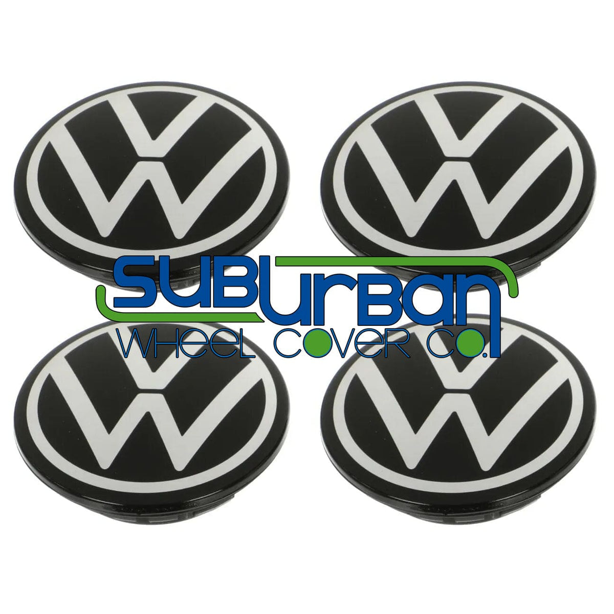 VW Tiguan Dynamic Non Rotating Center Caps 000071213D Suburban