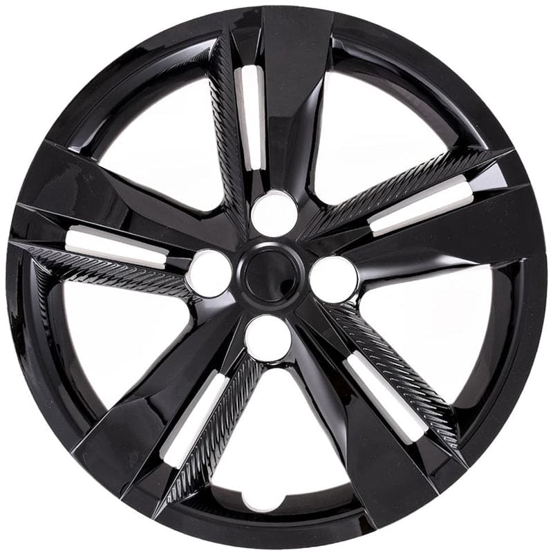 '1823 Nissan Kicks S 16" Gloss Black Replacement Hubcaps 55216BLK