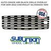 '19-22 Chevrolet Silverado 1500 6 Piece Black Grille Insert / Overlay GI/167BLK