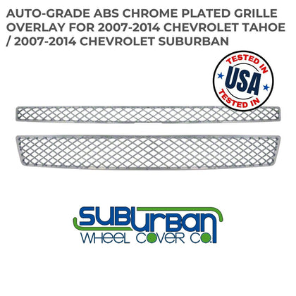 '07-12 Chevrolet Avalanche Chrome Mesh Grille Insert GI/33X