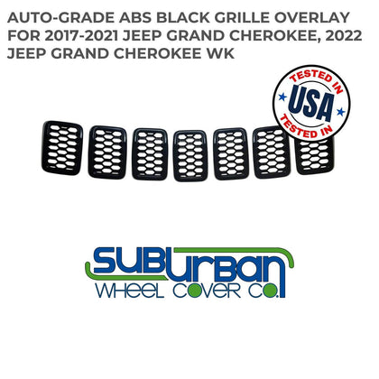 '17-21 / 2022 WK - Jeep Grand Cherokee Gloss Black Grille Insert GI/467BLK