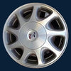 '97-00 Buick Regal Center Cap for 9 Slot Brushed Finish Aluminum Wheel 4030CC