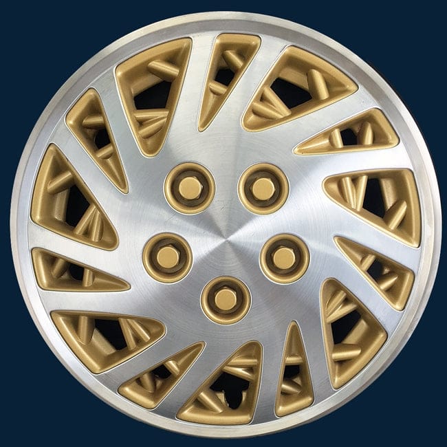 '93 Dodge Daytona 14 Spoke 15" Gold Hubcap 489 Suburban Wheel Cover