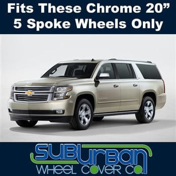 Genuine OEM Chevy 5651 Chrome Wheel Center Cap For Silverado Tahoe Suburban 2014-2018 – Factory Style, One Brand New Piece