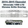 '14-15 Chevrolet Silverado 1500 LTZ ABS Chrome Grille Insert GI/124L