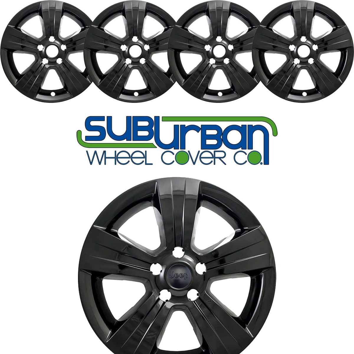 Wheel Skin Covers Fits 2011-2017 Jeep Patriot / Compass 17 Gloss Black Wheel Skin Covers Fits 2011-2017 Jeep Patriot / Compass 17 Gloss Black