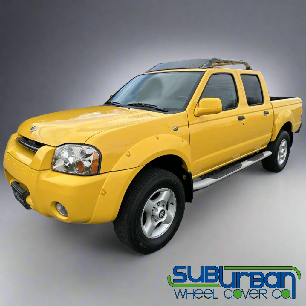 00-02 Nissan Frontier Center Cap Silver / Black Finish | 62384CC