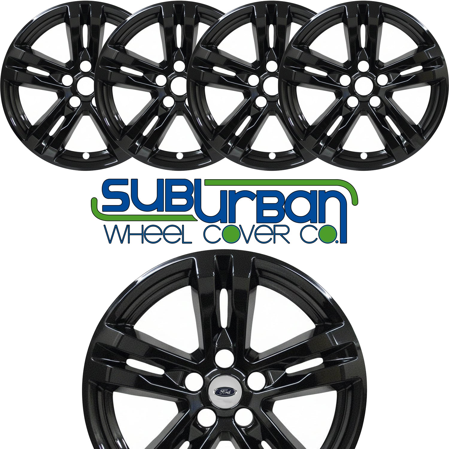 N STOCK READY TO SHP * Ford Explorer Black Wheel Skns (Hubcaps N STOCK READY TO SHP * Ford Explorer Black Wheel Skns (Hubcaps