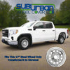 IMP-100X GMC SIERRA 1500 CHROME WHEEL SKINS