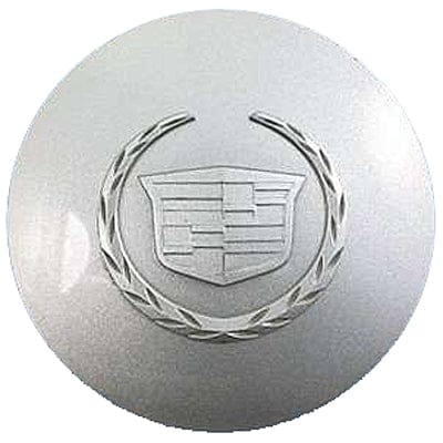 '00-02 Cadillac DTS Silver Painted Raised Logo Center Cap 4552CC