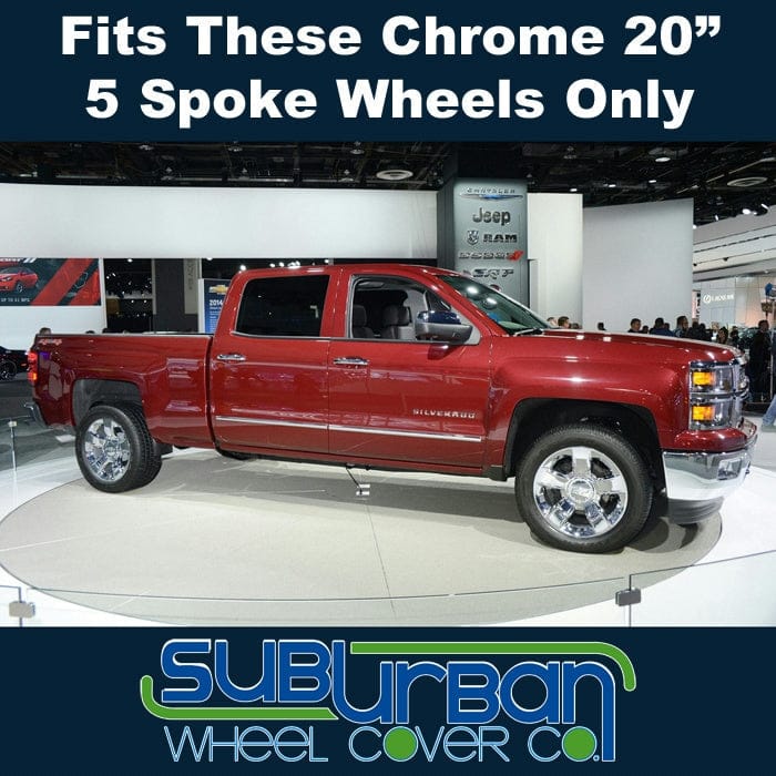 '1418 Chevrolet Silverado LTZ / LTZ Z71 Chrome Center Cap 20942001 Suburban Wheel Cover