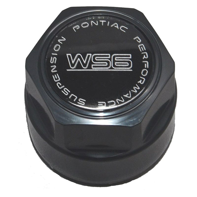 Center Cap NEW Black W/ Gold WS6 Wheel Hub For 1988-1992 Pontiac Firebird - OEM Style CM613 Hub Cover