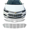 '16-18 Chevrolet Cruze 2 Piece Chrome Grille Insert / Overlay GI/155